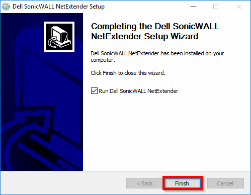 setup sonicwall netextender